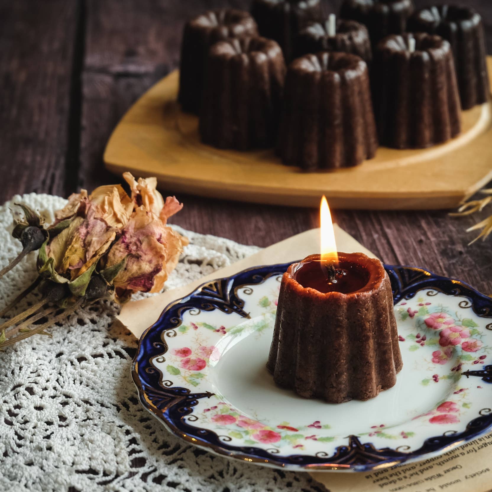Bakery candle, canele candle