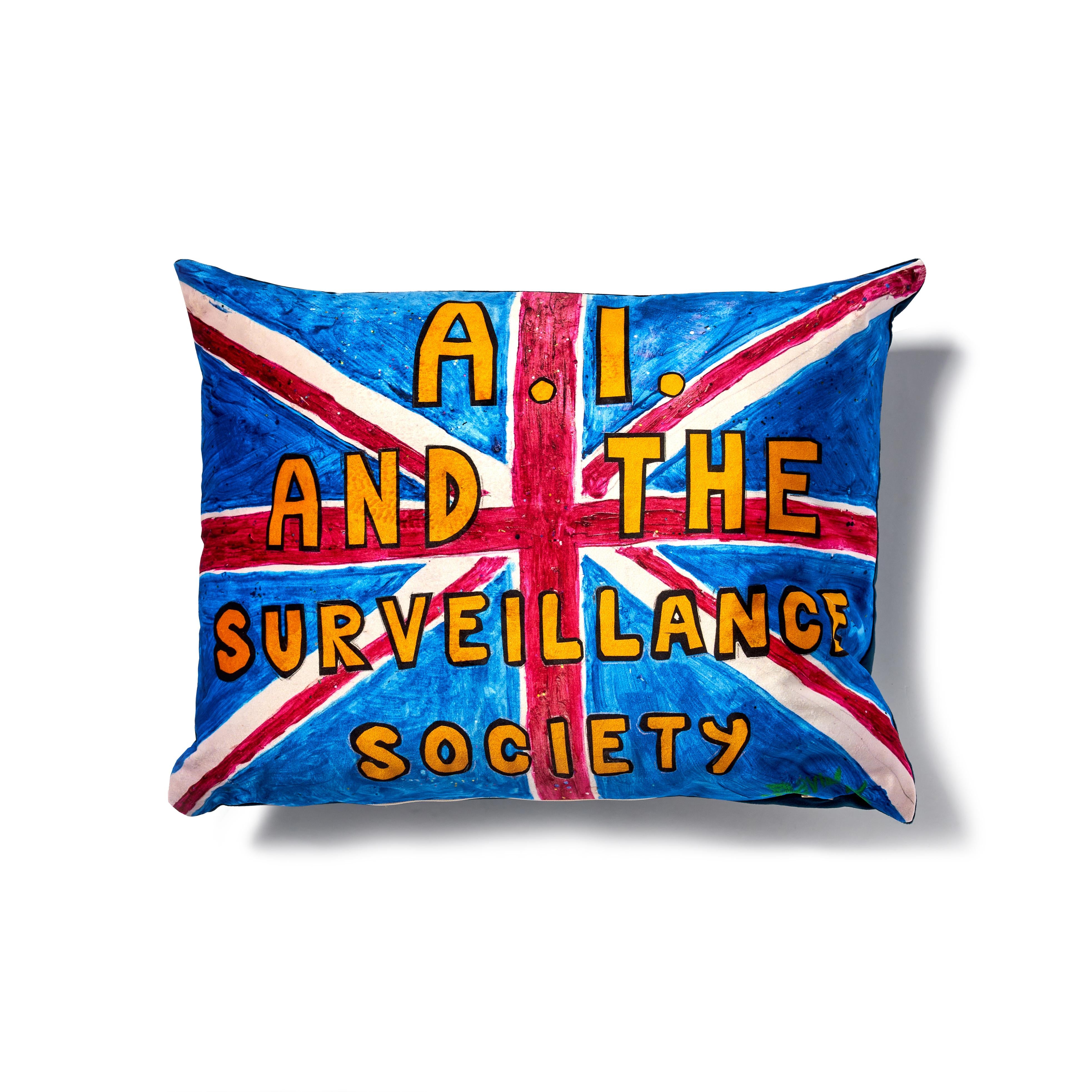 David Hoyle Union Jack Cushion - 'A.I'