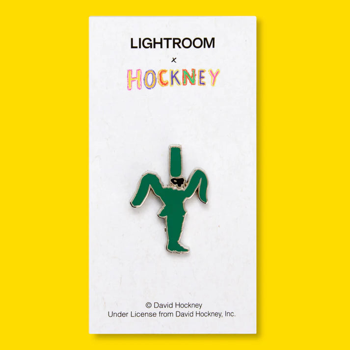 David Hockney: Punchinello Enamel Pin