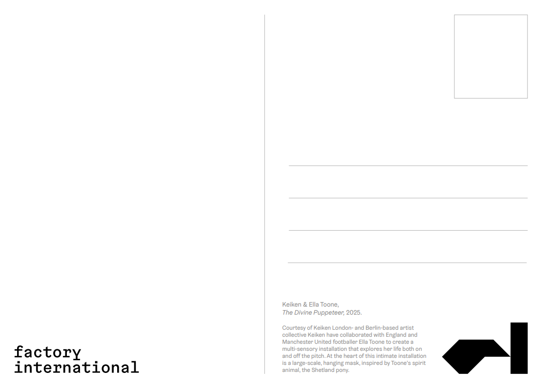Keiken & Ella Toone - Divine Puppeteer Postcard