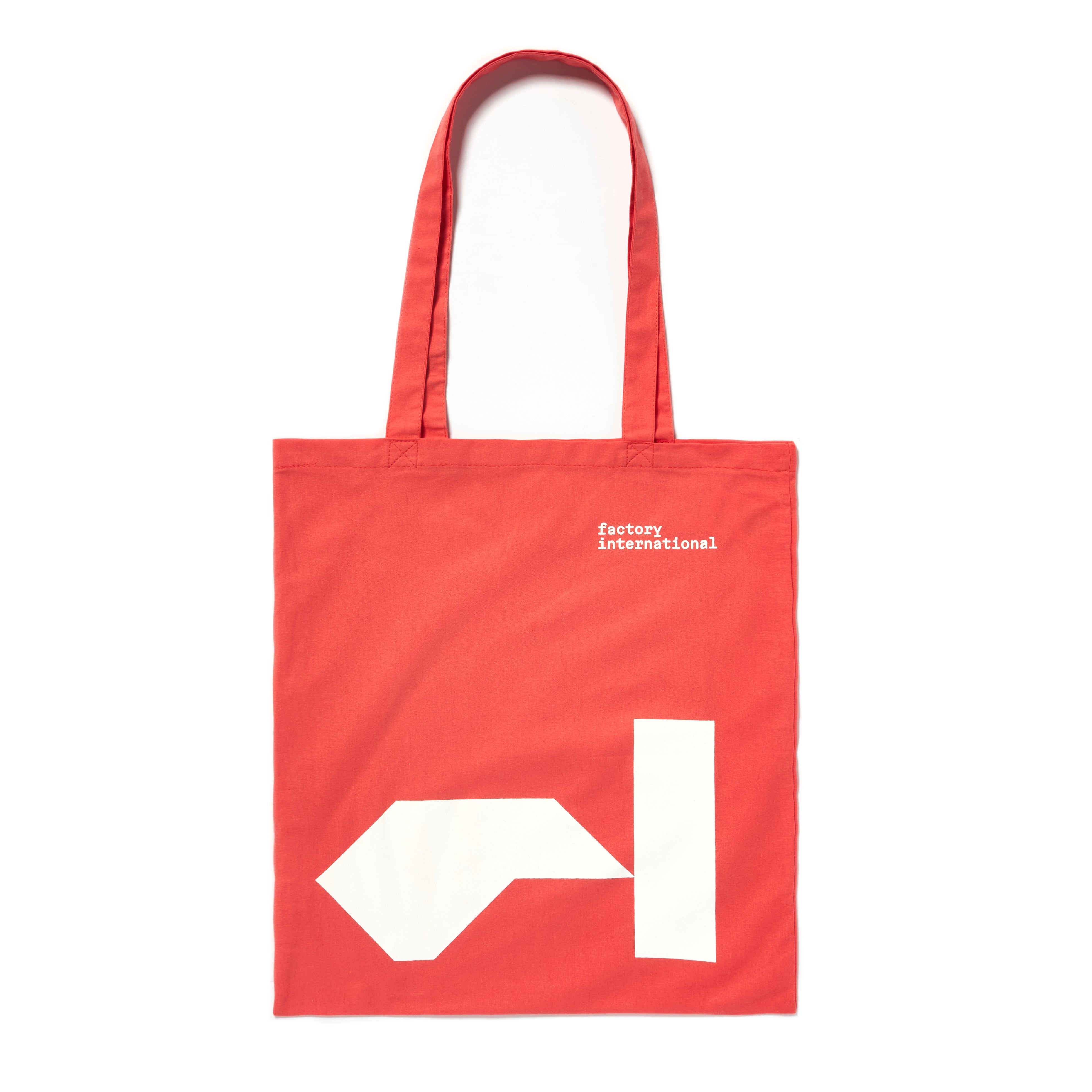 Factory International Logo Tote Bag - Coral